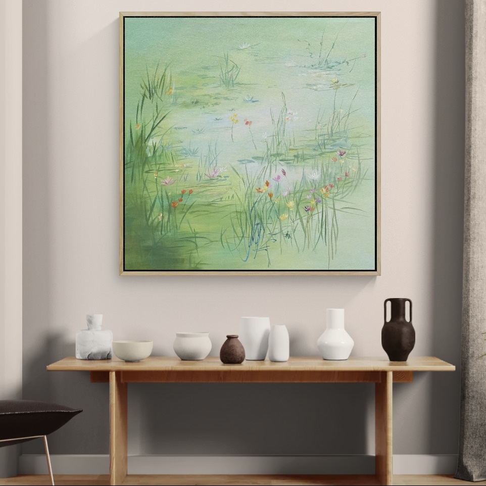 Quiet Bloom by the Water’s Edge